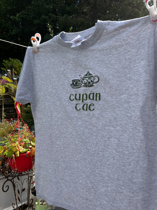 Cupán Tae embroidered tshirt